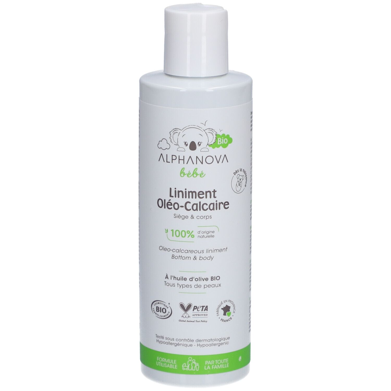 Alphanova Bébé Liniment Oléo-Calcaire