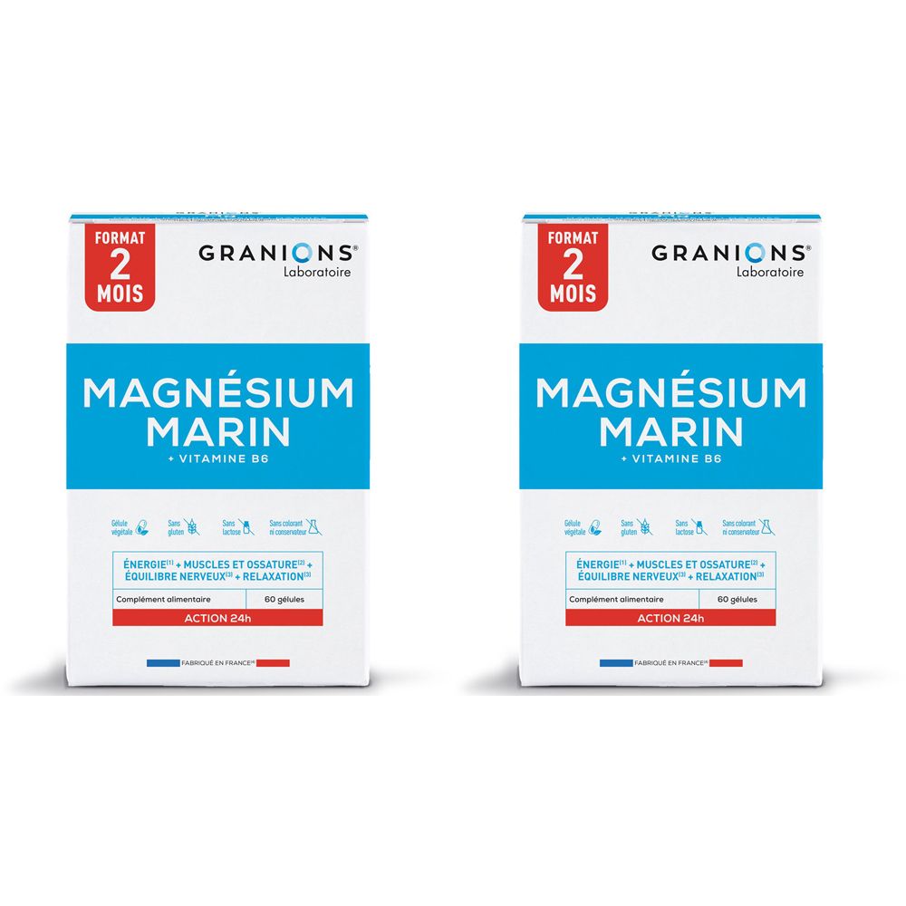 Laboratoire des Granions® Magnesium Marin 300 mg x2 2x60 St Kapseln