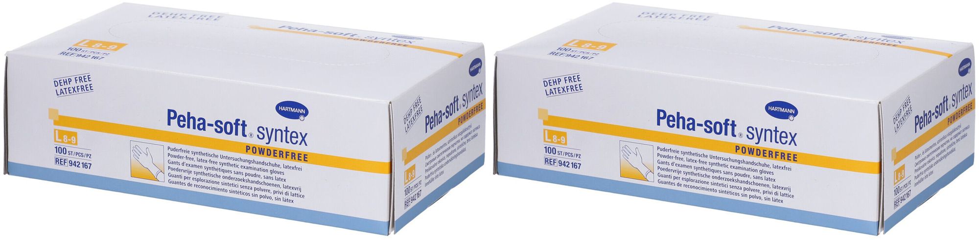 Peha-soft® syntex Gants d'axamens non poudrés, taille L