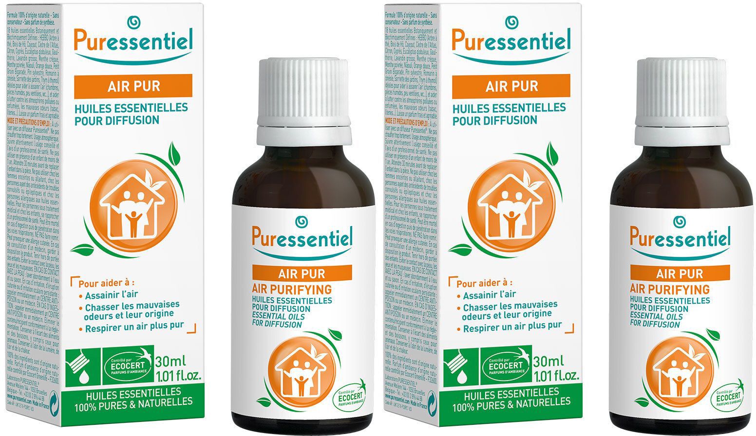 Puressentiel Diffuse Air Pur Huiles Essentielles pour Diffusion