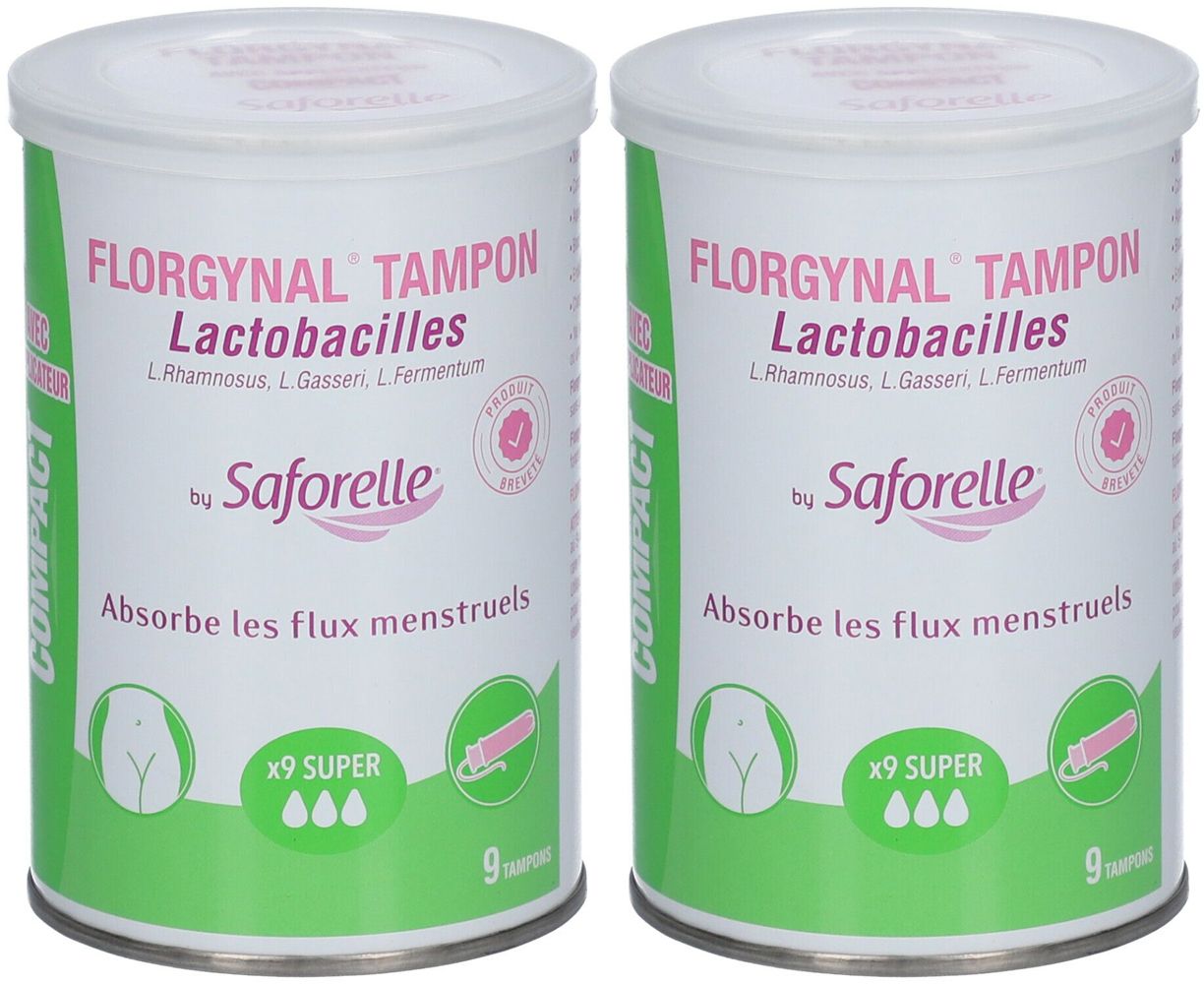 Saforelle® Florgynal® Tampon Probiotique avec applicateur Super
