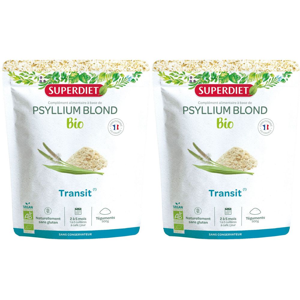 Superdiet Psyllium Blond BIO Poudre