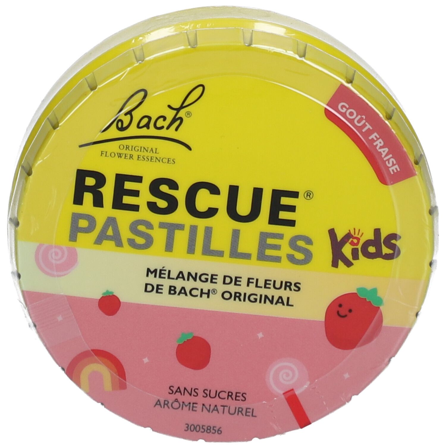 Bach Rescue Kids Pastillen Fraise Sans Alcool Sans Sucre