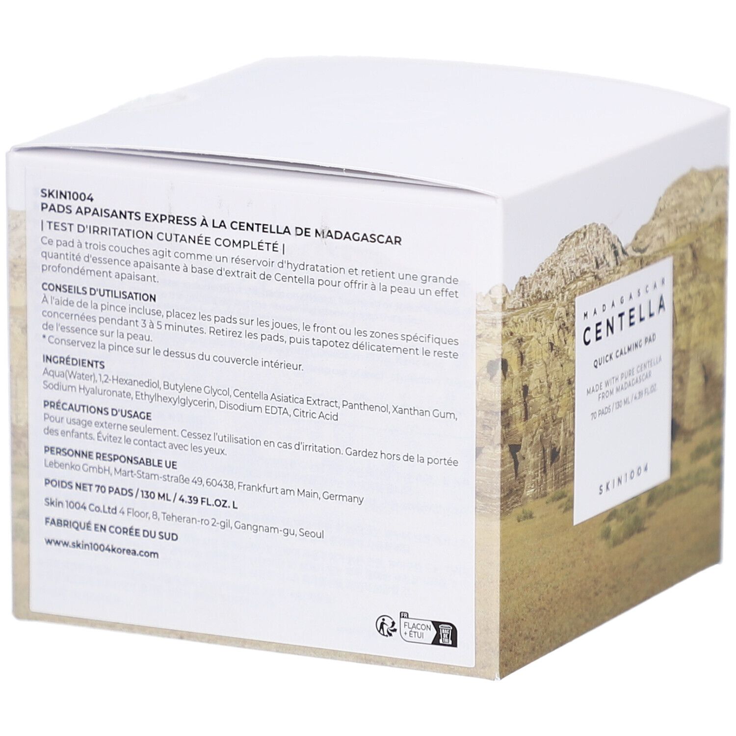 SKIN1004 Madagascar Centella Quick Calming Pad