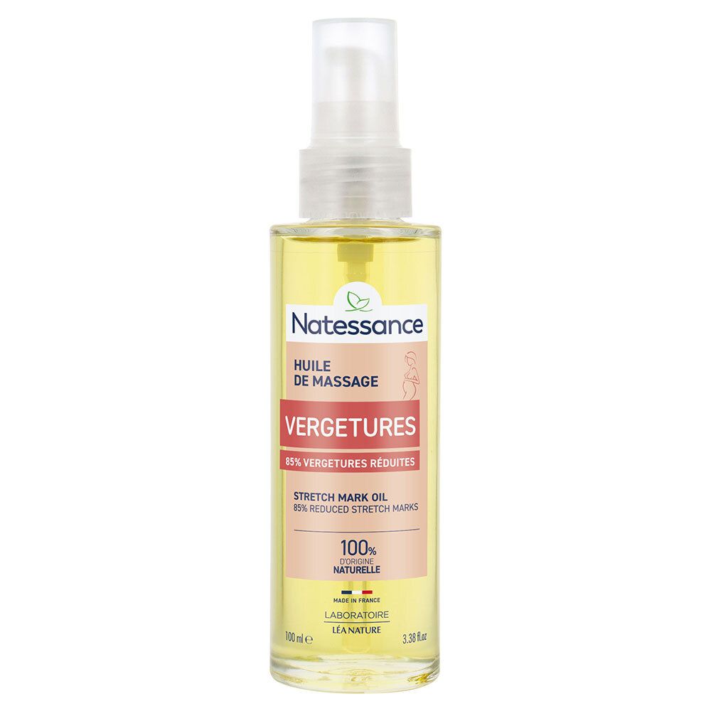 Natessance Huile de Massage Vergetures