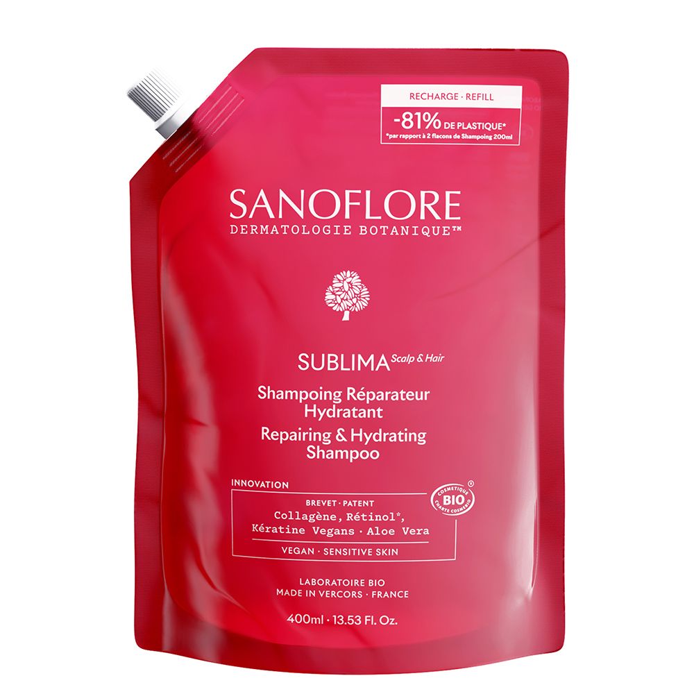 SANOFLORE Sublima Hydraterende Repair Shampoo Navulling 400