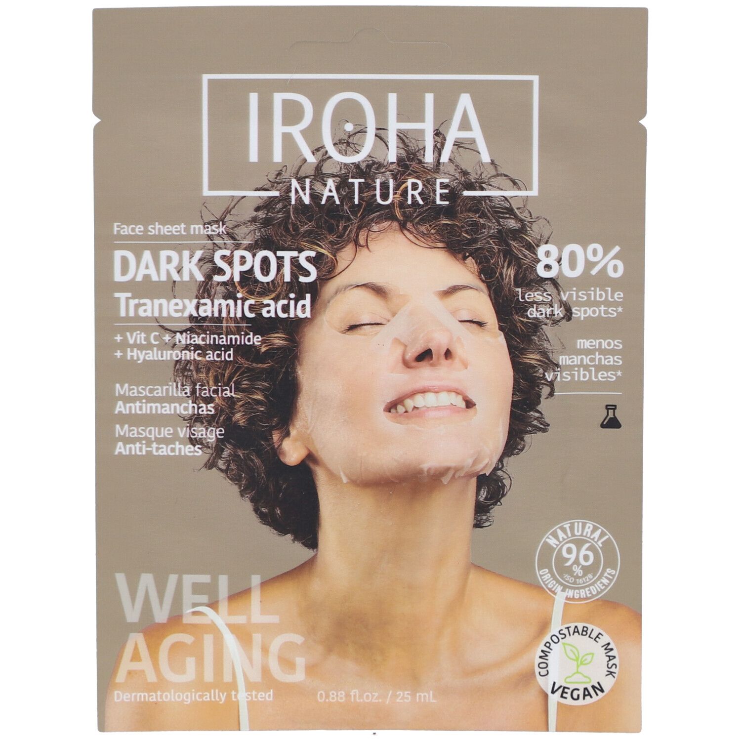 Iroha Masq Tissu A/Tache 20 ml Gesichtsmaske