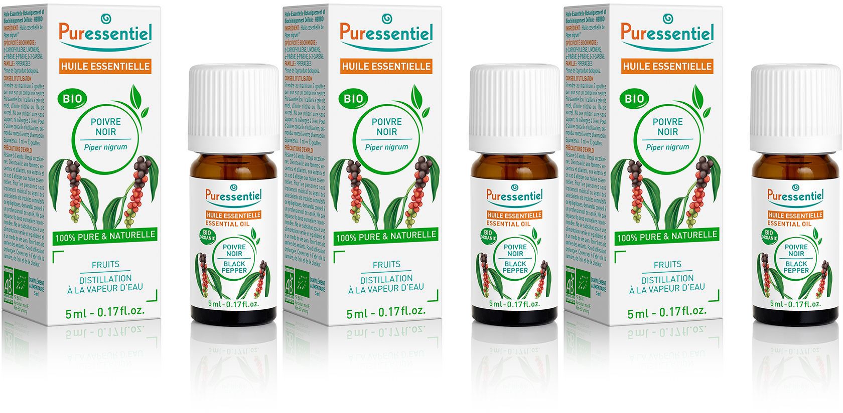 Puressentiel Huile Essentielle Poivre Noir BIO