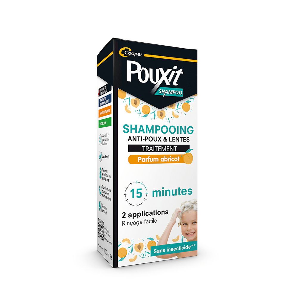 Pouxit Anti-Luis & Neten Shampoo Abrikoosgeur 100