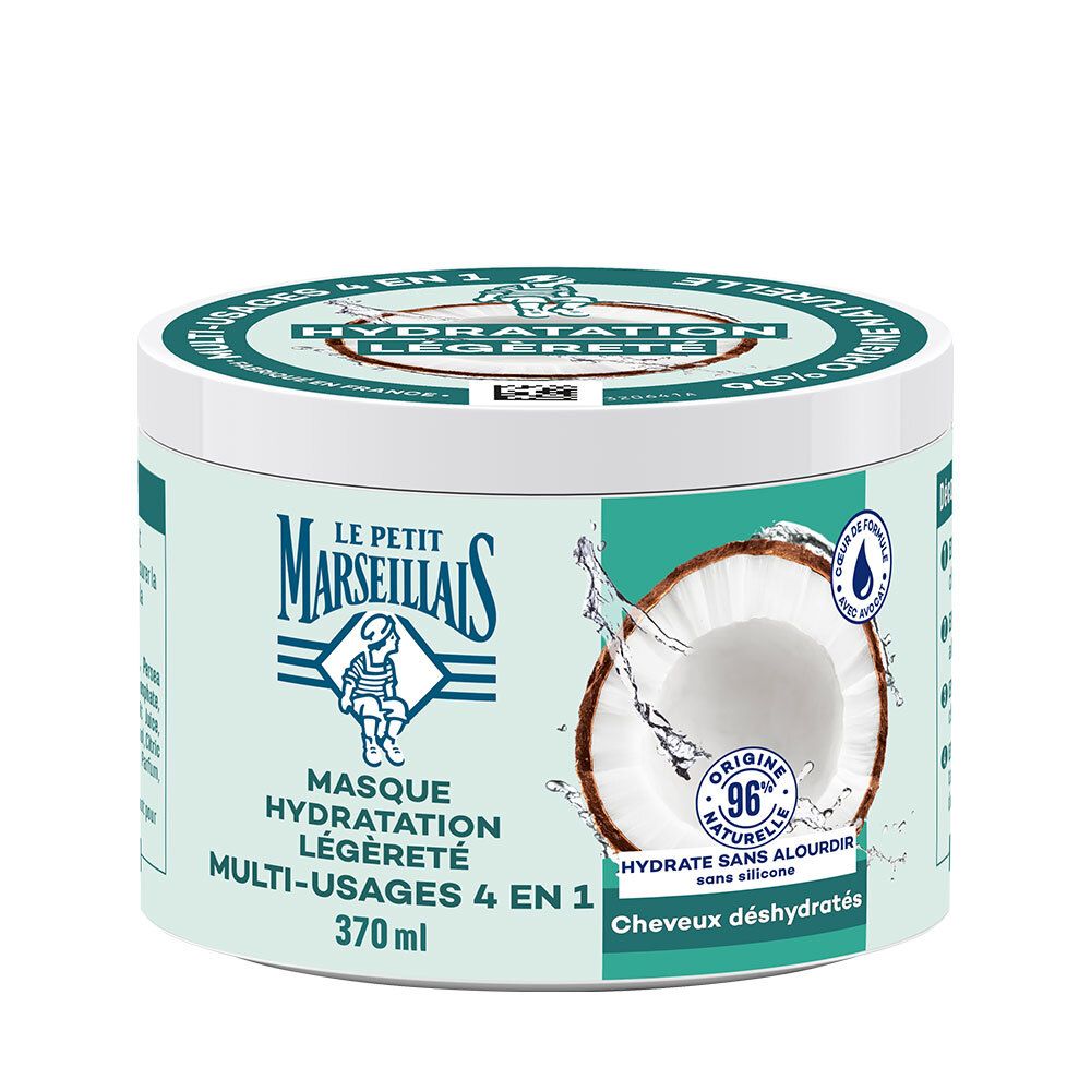 LE Petit Marseillais Masque 4 en 1 Hydratation Légèreté