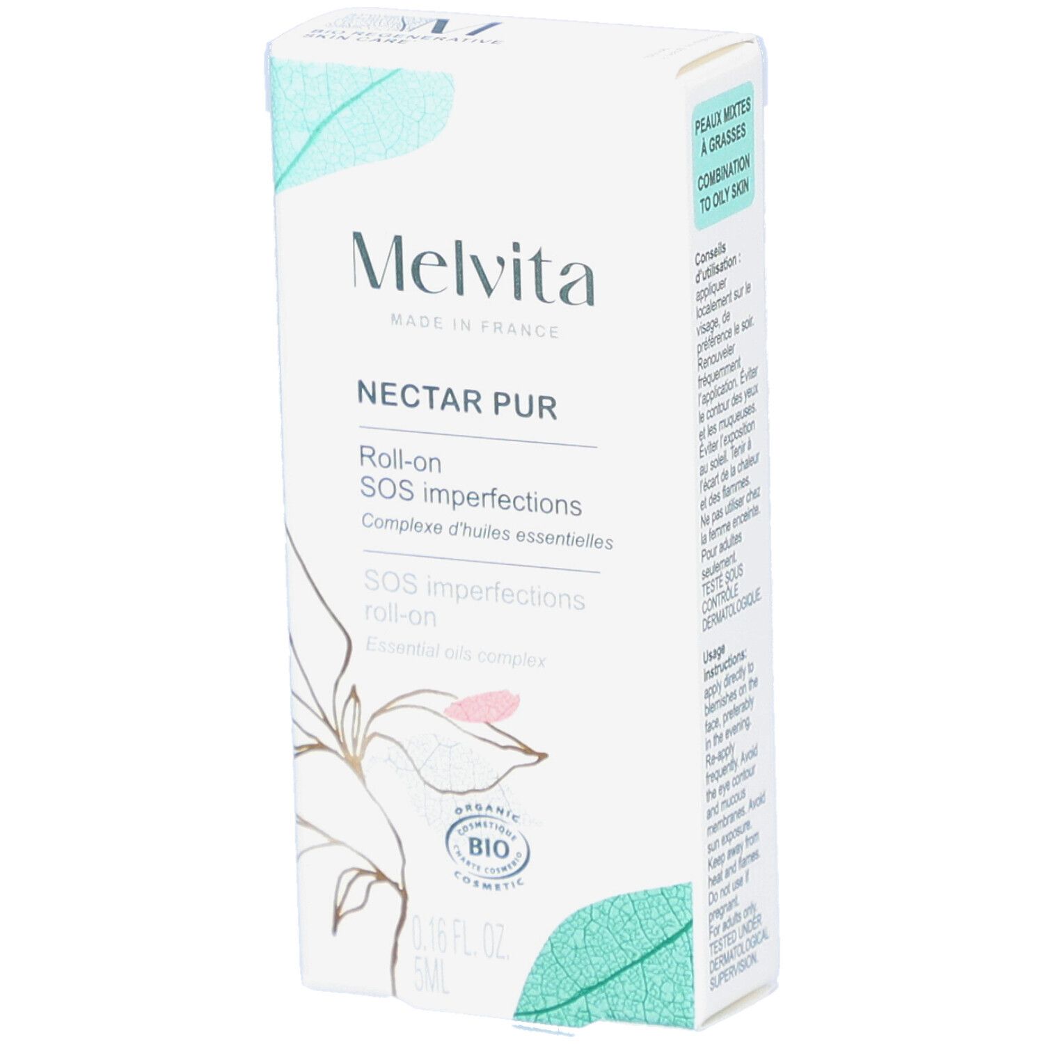 Melvita Nectar PUR Roll ON SOS 5ML 5 ml Roller