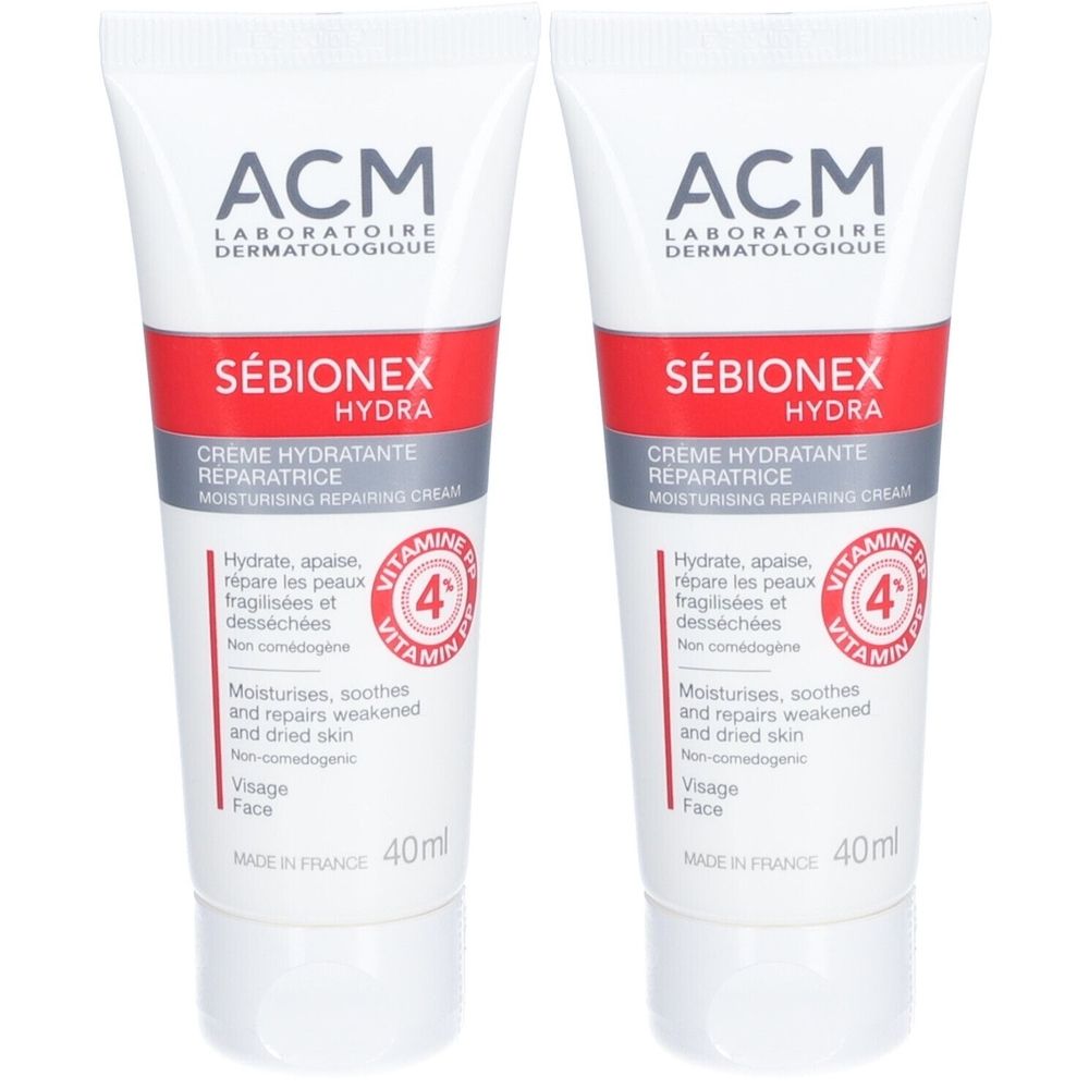 Sebionex Hydra CR Reparatrice 40Ml x2 2x40 ml Hautcreme