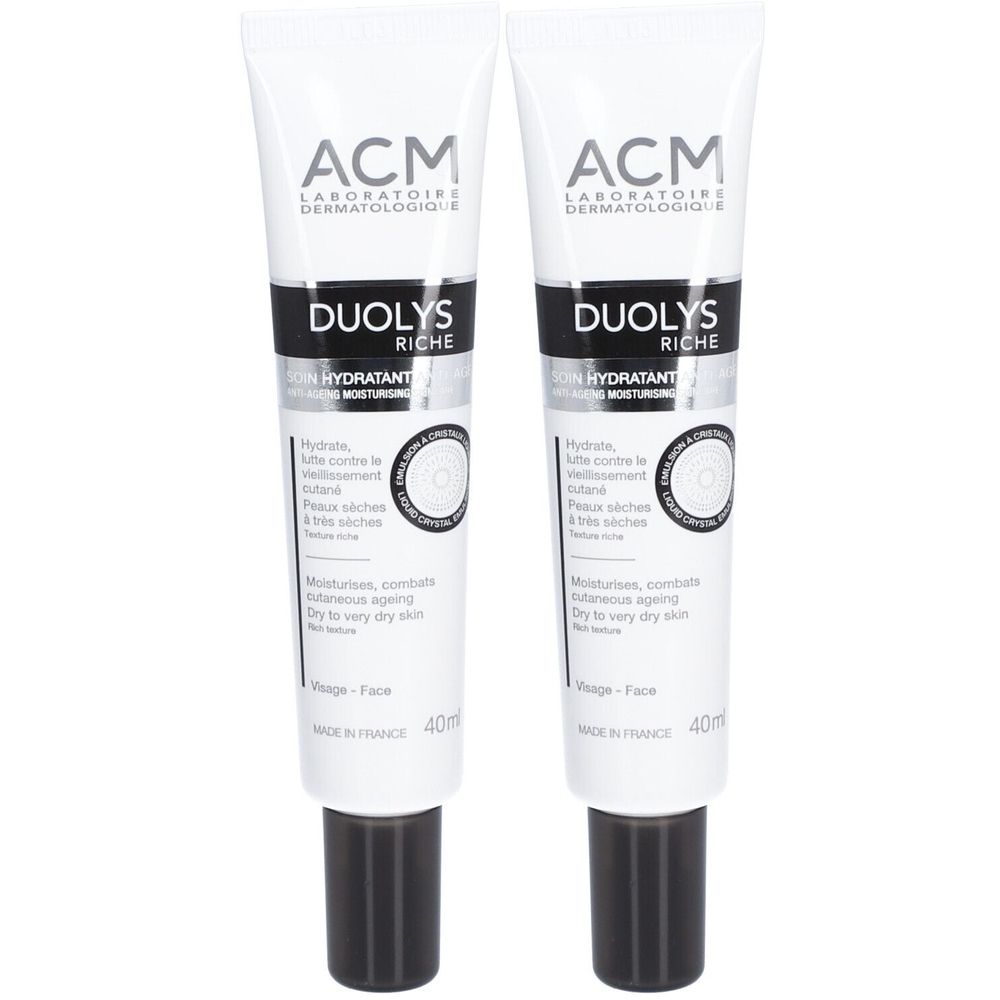 Duolys Riche Soin Hydratrant 40Ml x2 2x40 ml Hautcreme