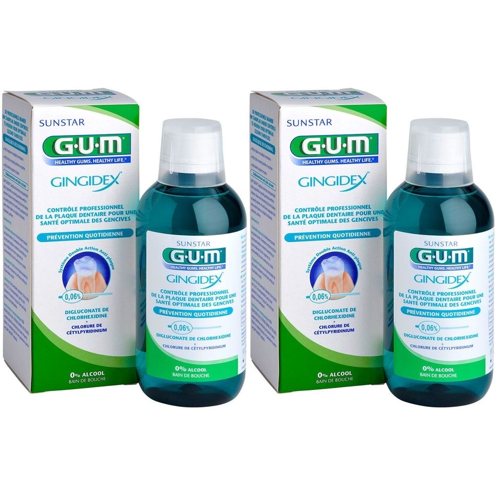 Gum® Gindidex Mundspülung ohne Alkohol 0,06%