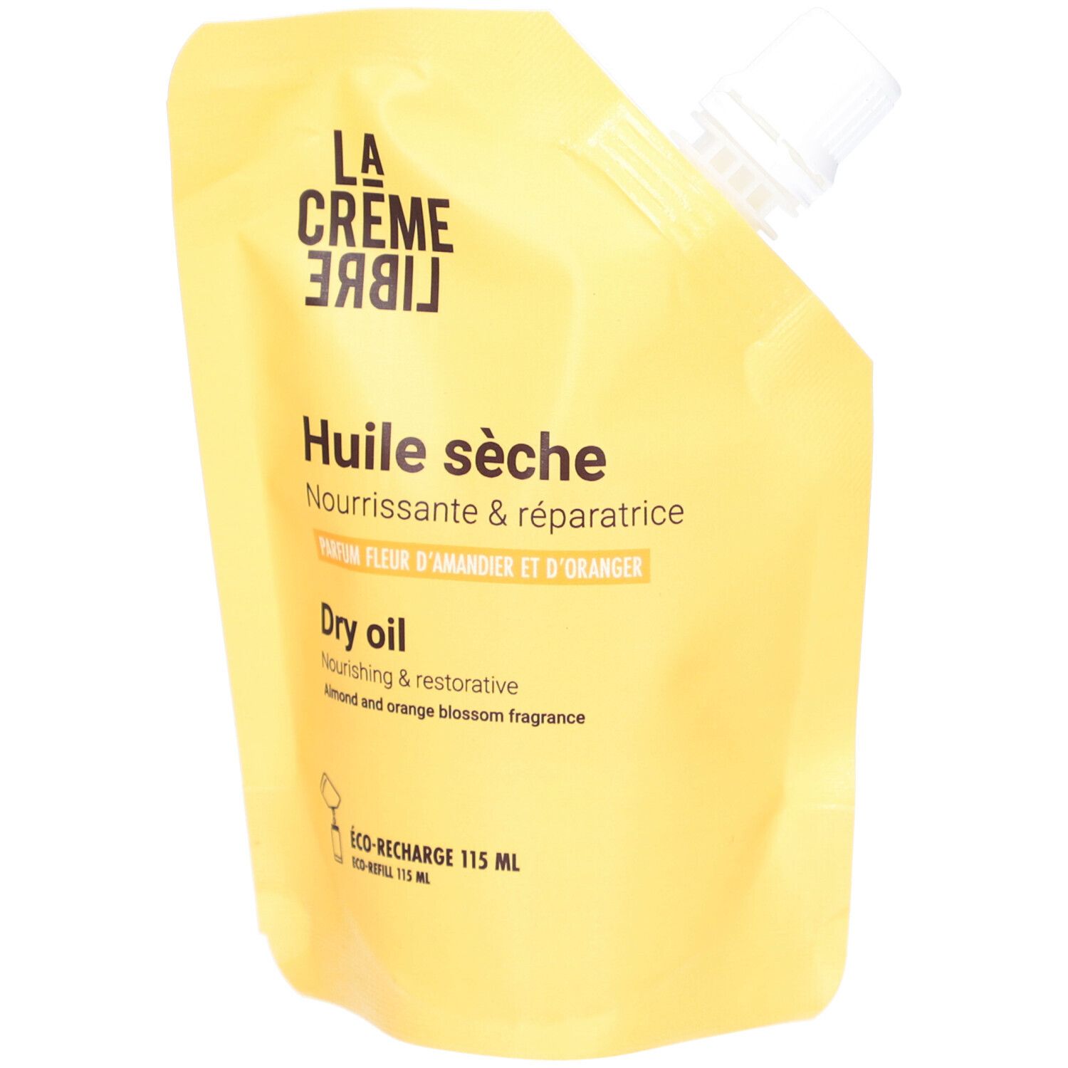 La Crème Libre Huile Sèche Fleur d'Amandier et d'Oranger Recharge