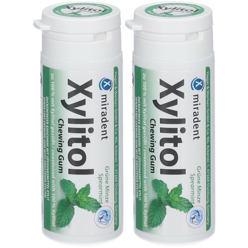 miradent Xylitol Chewing Gum Spearmint