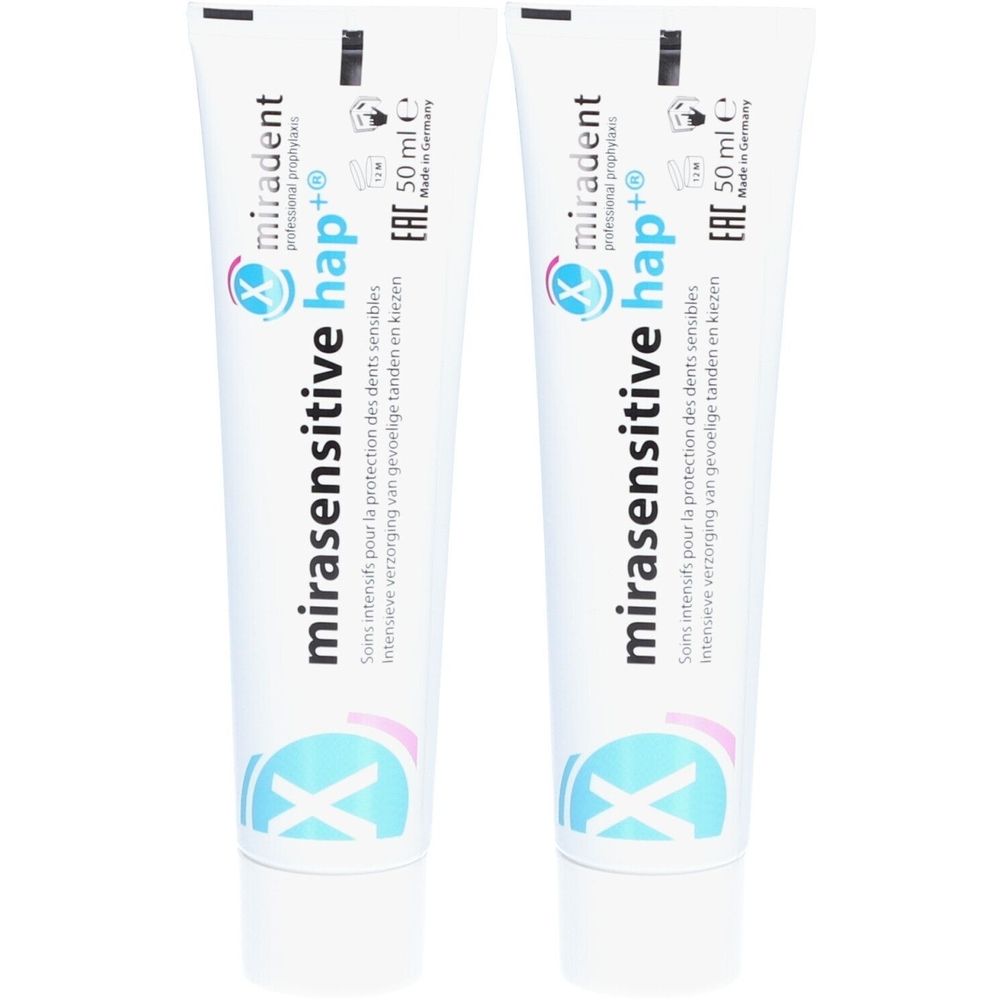 miradent mirasensitive hap+ Zahncreme