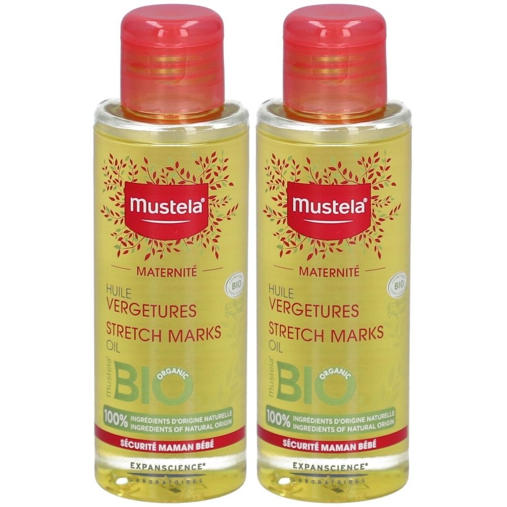 Mustela Maternite Olie tegen Striemen Bio x2 2x105 ml Öl