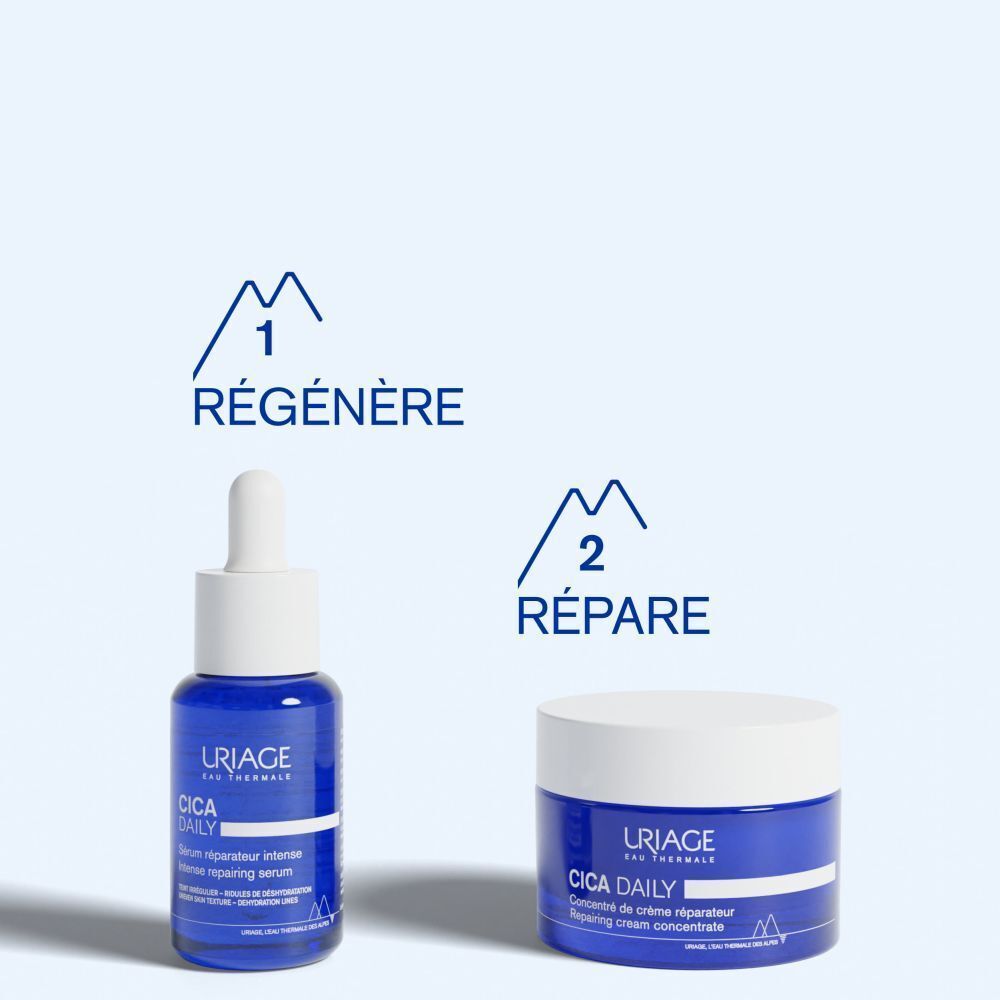 Deux tubes Uriage Eau Thermale Crème d'eau pour tous types de peaux.