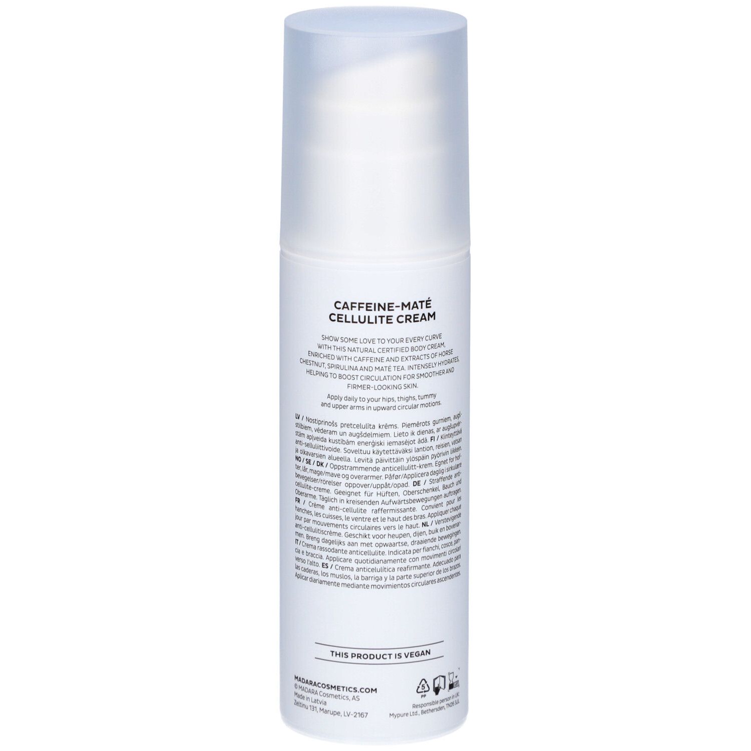 Madara SHAPE Coffein-Maté Cellulite-Creme 150 ml