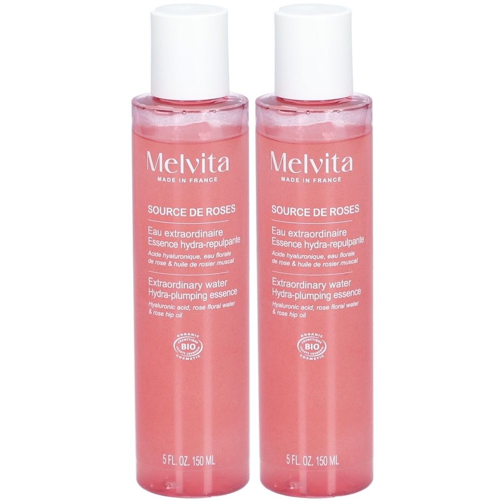Melvita Source de Roses Außergewöhnliches, feuchtigkeitsspendendes und aufpolsterndes Wasser