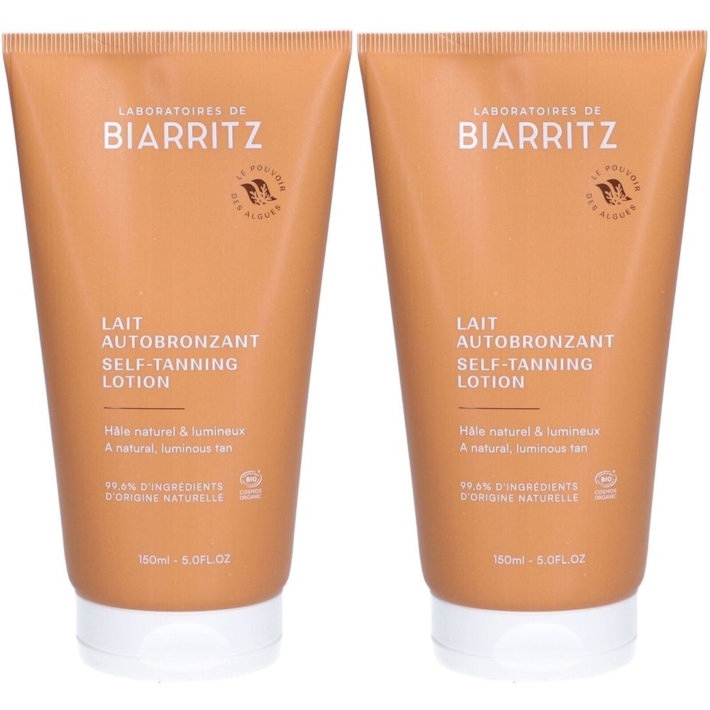 Laboratoires de Biarritz Lait Autobronzant Bio hydratant visage et corps