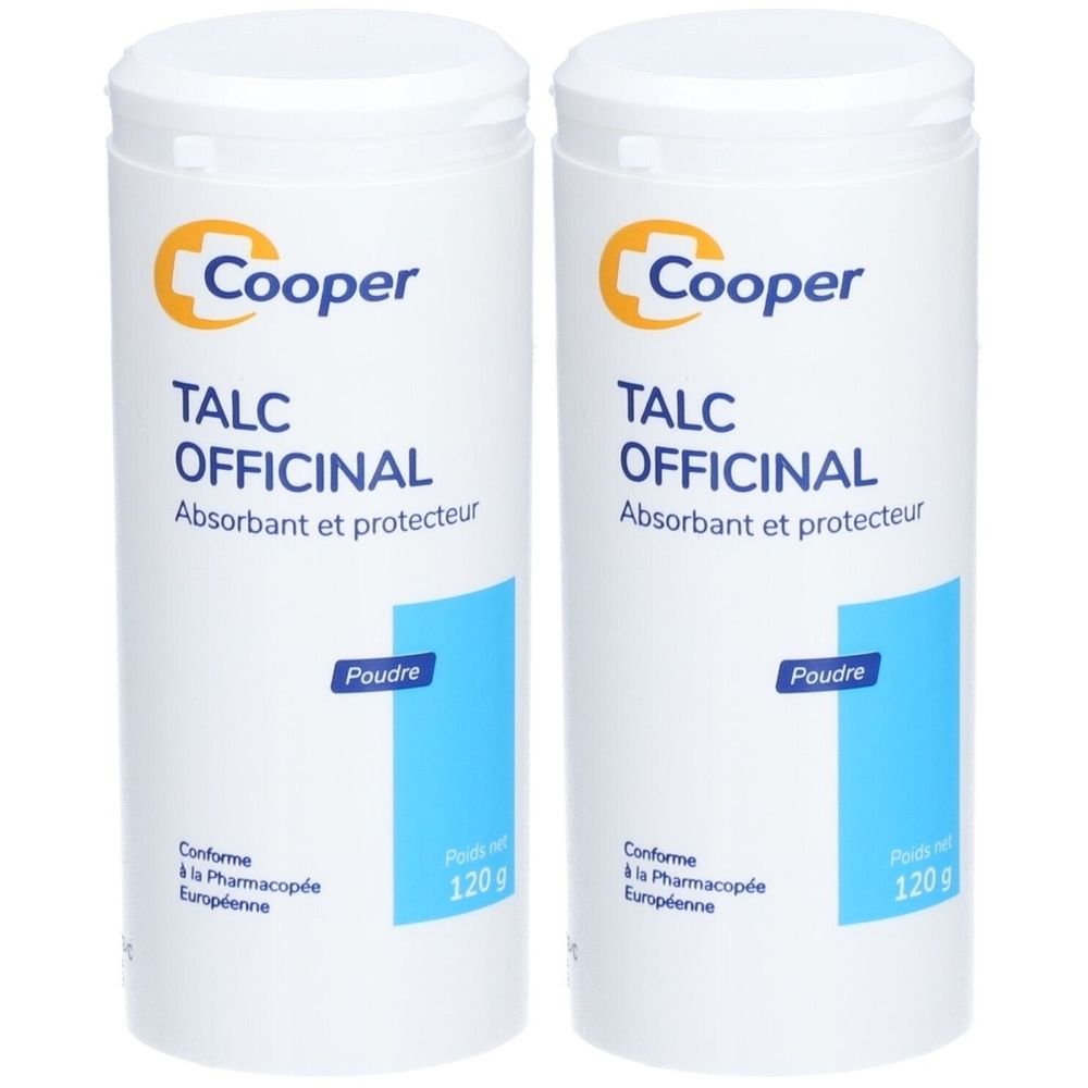 Cooper® Talc Officinal 120 g – Absorbierendes und schützendes Puder