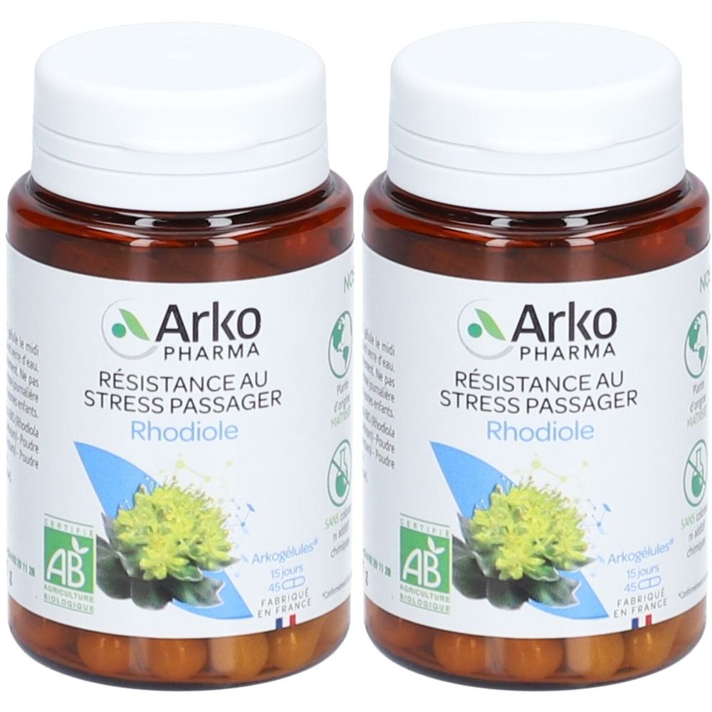Arkogelules+Rhodiole+-+Gelule,+complement+alimentaire+à+base+de+rhodiole.++-+bt+45+x2