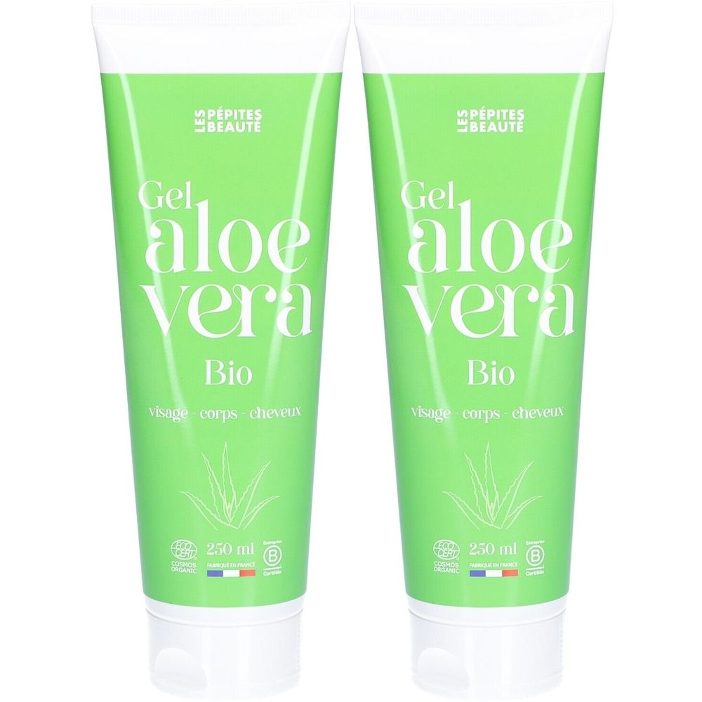 LES PÉPITES BEAUTÉ gel d’aloe vera apaisant visage, corps et cheveux