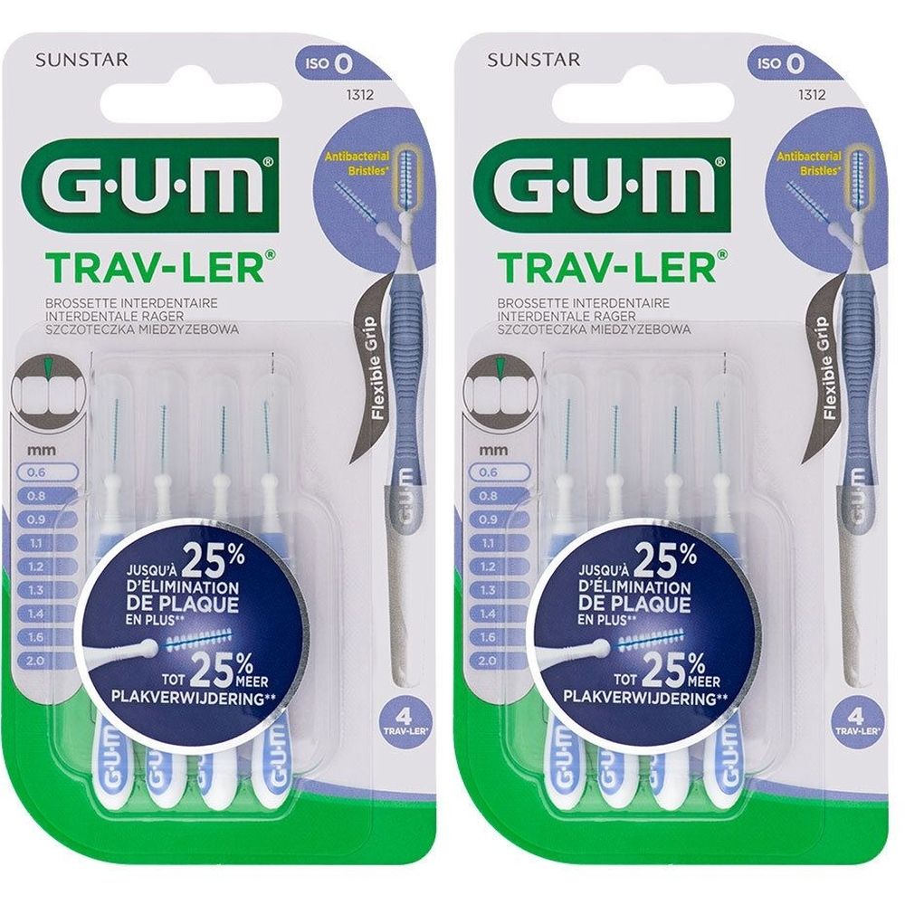 Gum® Proxabrush Trav-ler Interdentalbürste 0,6 mm