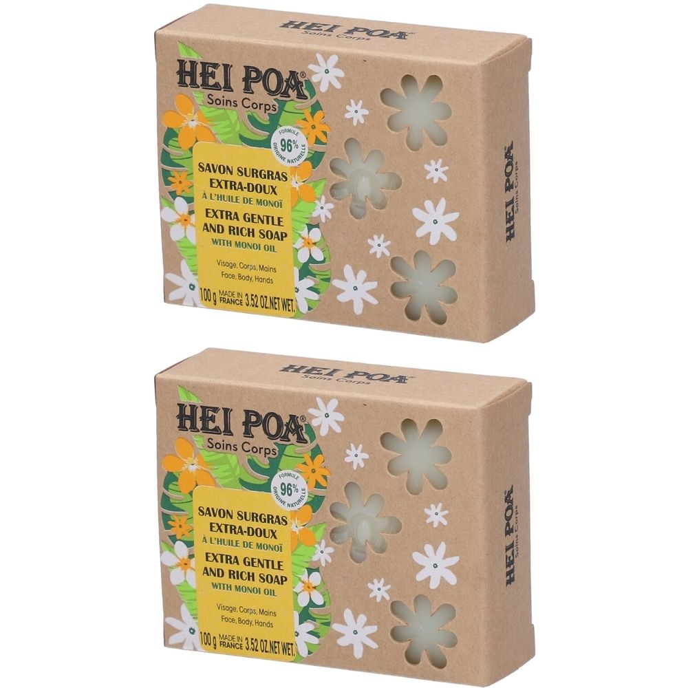 HEI POA® SAVON SOLIDE SURGRAS EXTRA - DOUX MONOÏ