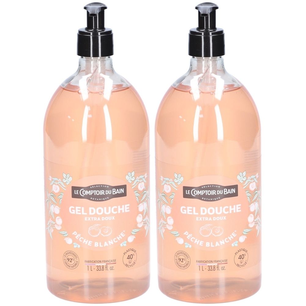 Le Comptoir du Bain Gel Douche Pêche blanche