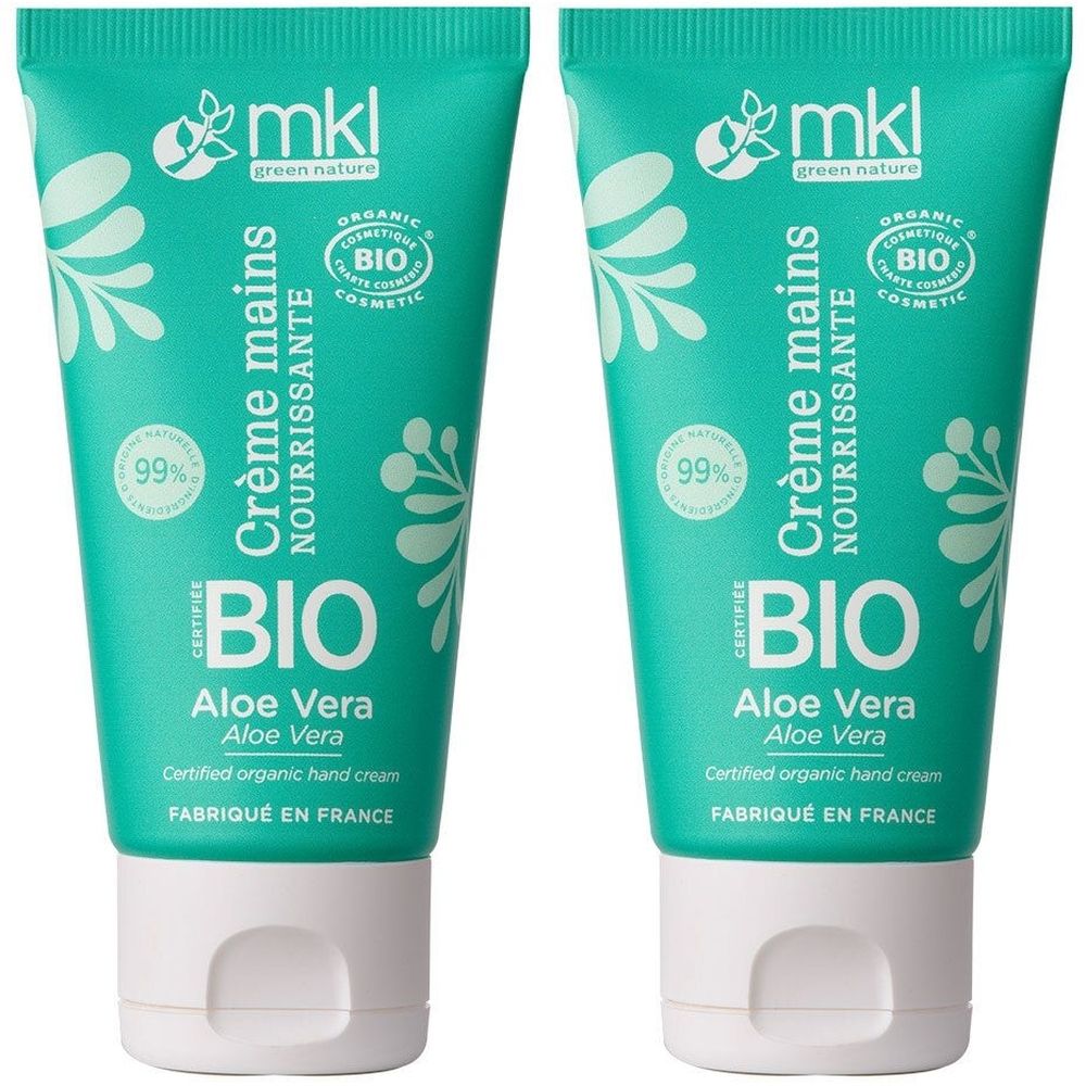 mkl CRÈME MAINS CERTIFIÉE BIO - ALOE VERA