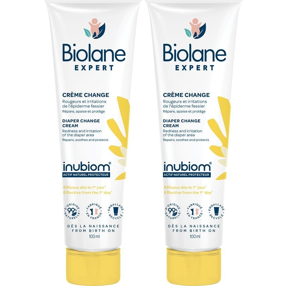 Biolane Expert Crème Change - Répare, Apaise & Protège - Peaux Sensibles