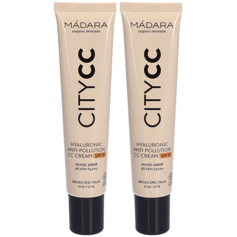 Mádara CITY CC Hyaluronic Anti-pollution CC Crème SPF15