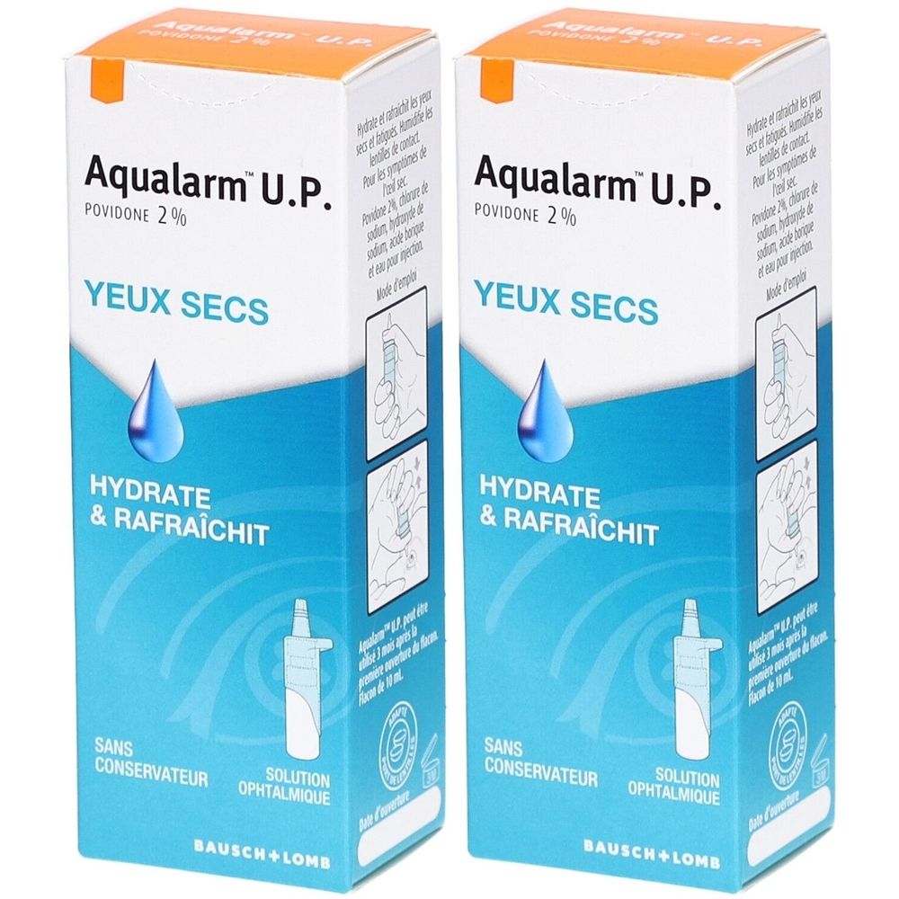 Bausch + Lomb Aqualarm U.P. solution oculaire pour yeux secs