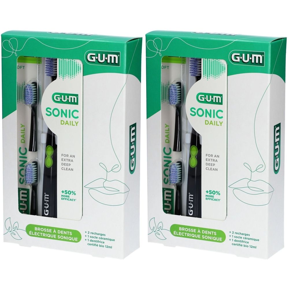 GUM Sonic Daily Elektrische Schallzahnbürste