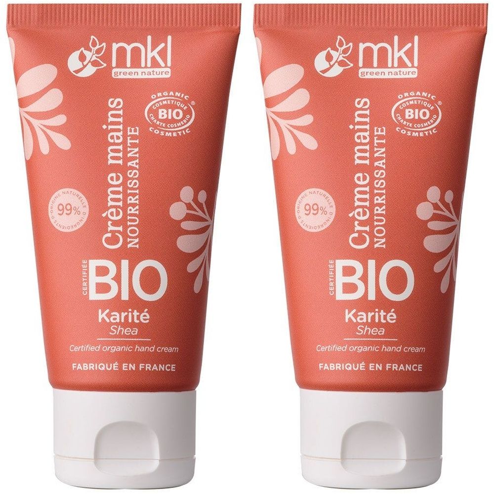 mkl CRÈME MAINS CERTIFIÉE BIO - KARITÉ
