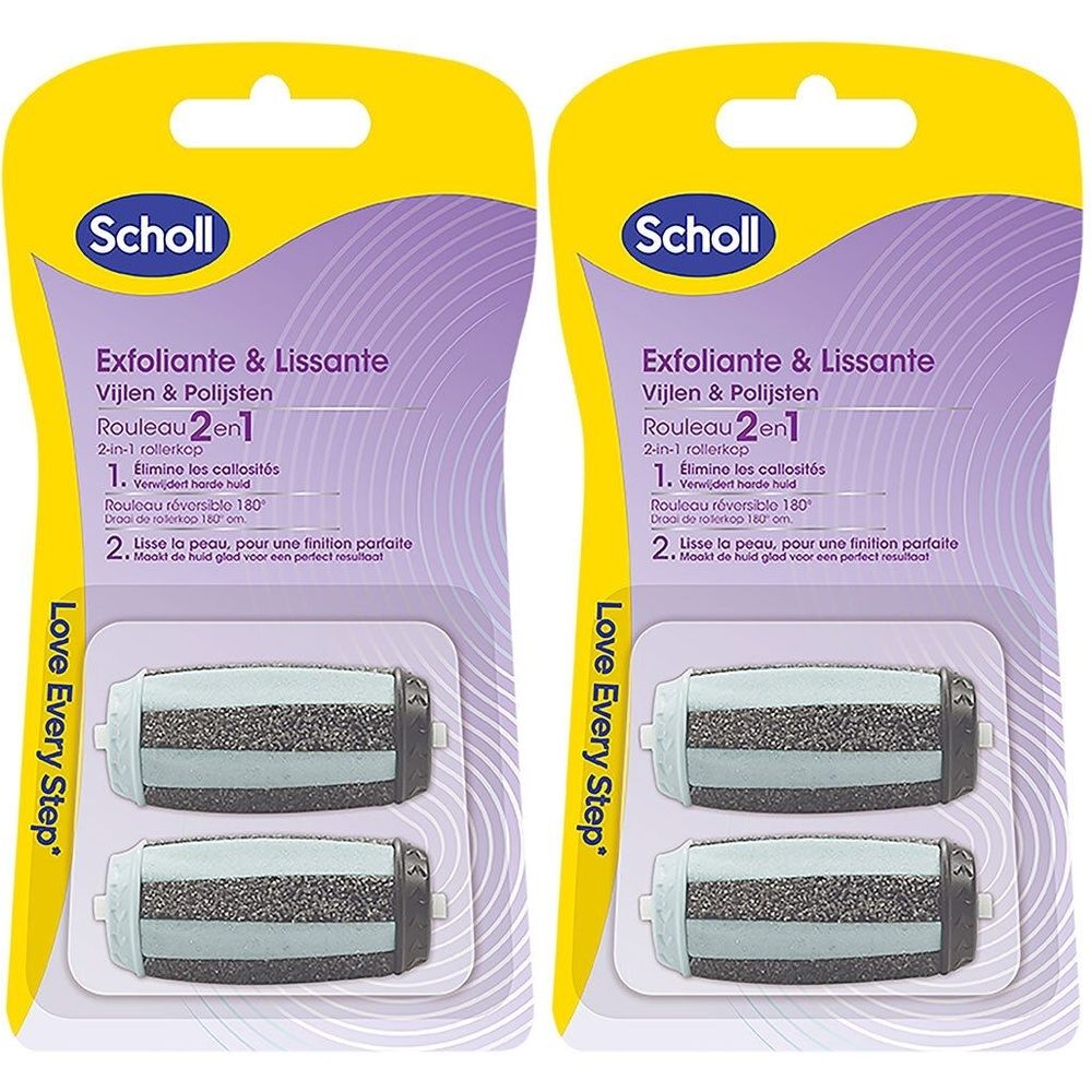 Scholl® Velvet Smooth™ Ersatzrollen 2 in 1 Peeling & Glättung