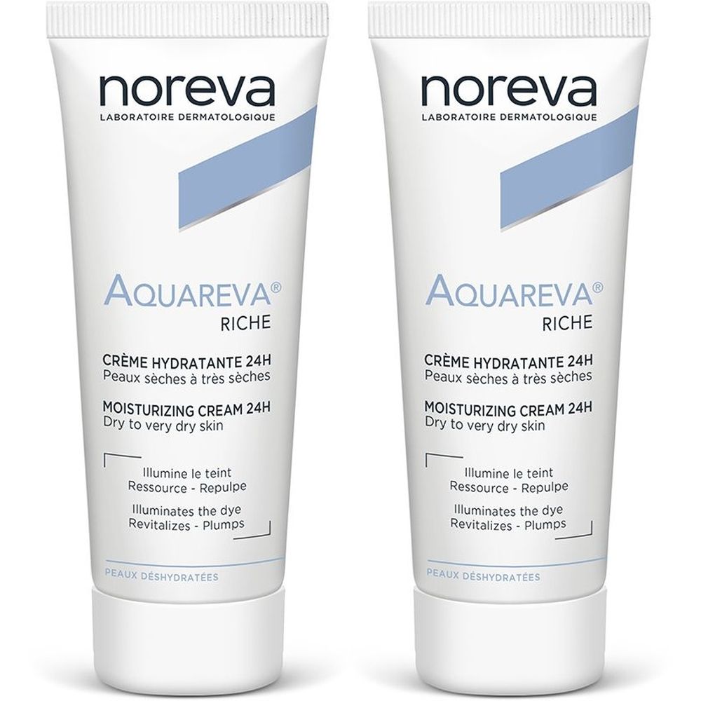 Noreva Laboratories Aquareva Feuchtigkeitscreme reichhaltige Textur 24H