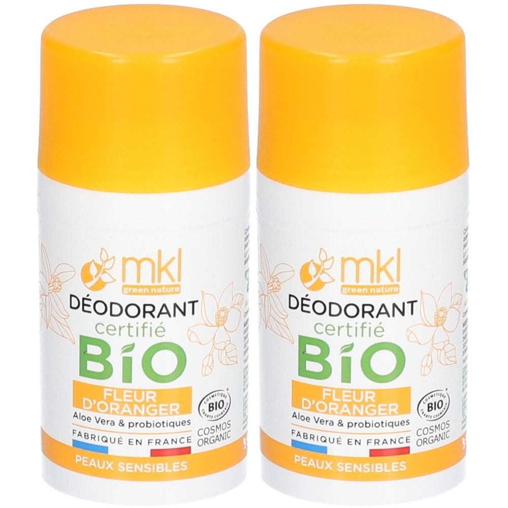 mkl DÉODORANT CERTIFIÉ BIO - FLEUR D'ORANGER