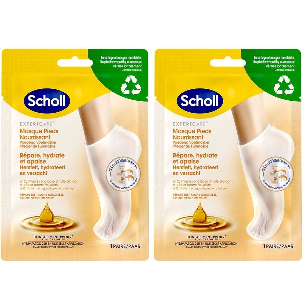 Scholl Nährende Fussmaske Arganöl