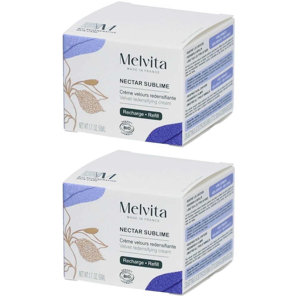 Melvita Nectar Sublime Crème Velours Redensifiante Recharge