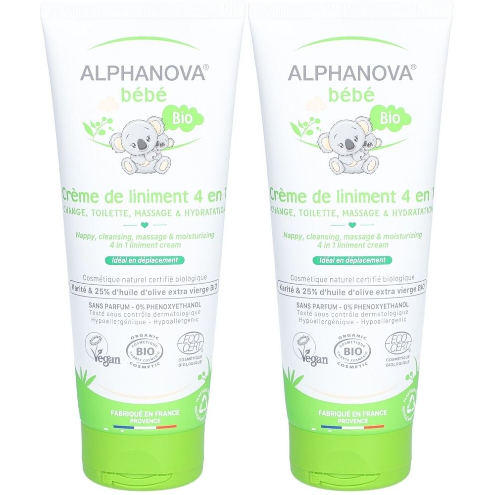 Alphanova Bébé Crème de Liniment 4-en-1