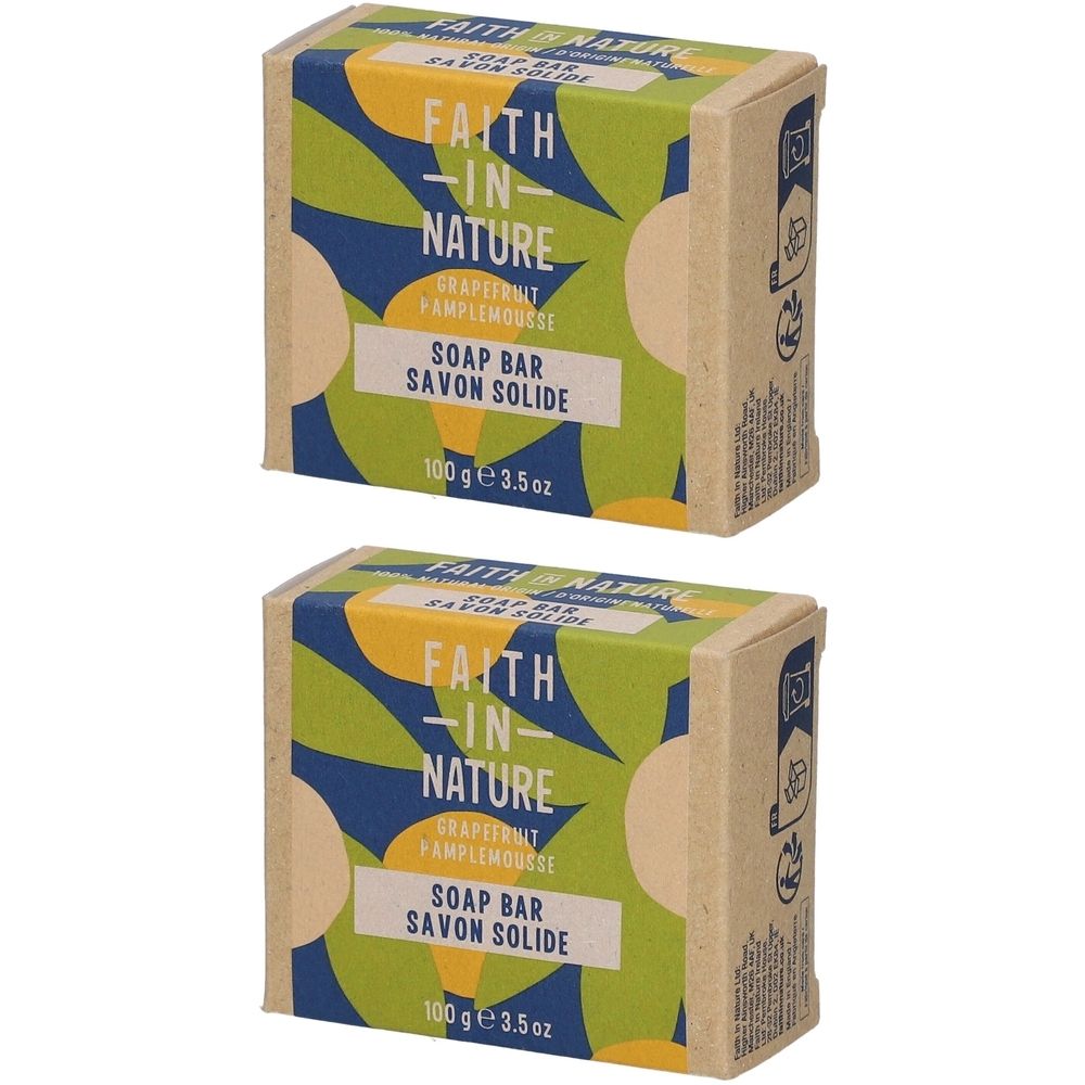 FAITH IN NATURE Savon solide pamplemousse
