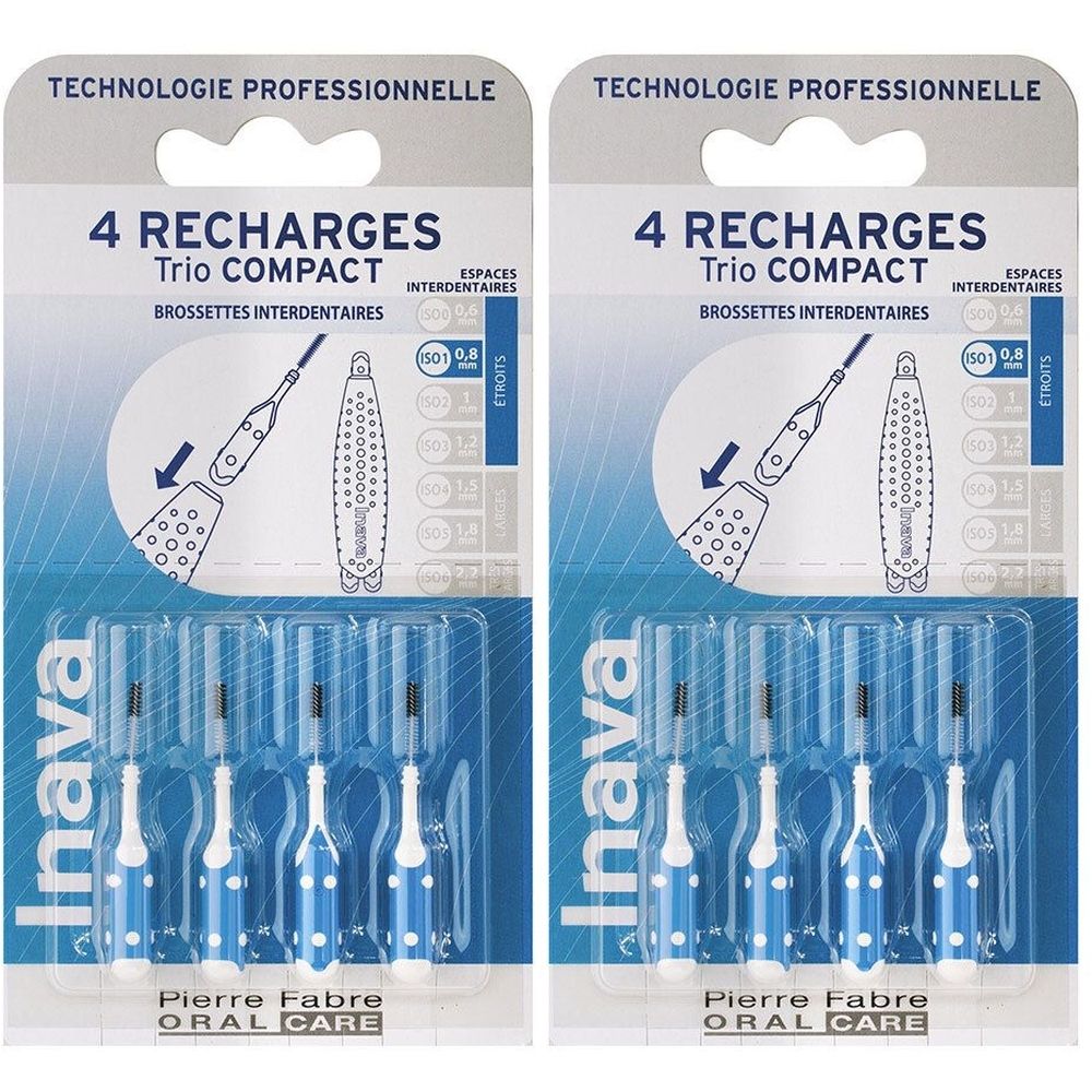 PIERRE FABRE Inava Recharges Trio Compact 0,8 mm