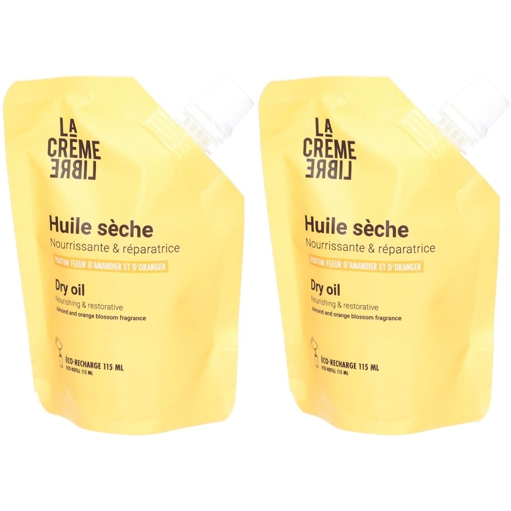 La Crème Libre Huile Sèche Fleur d'Amandier et d'Oranger Recharge