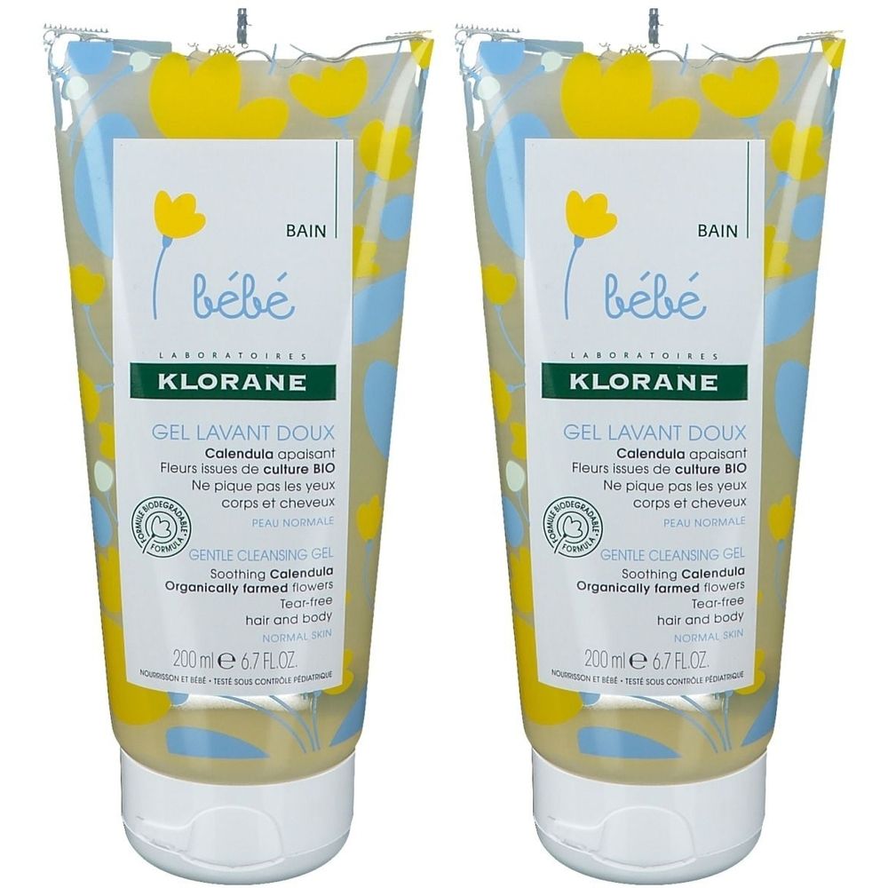 Klorane Bébé Bain Sanftes Reinigungsgel mit Calendula Bio