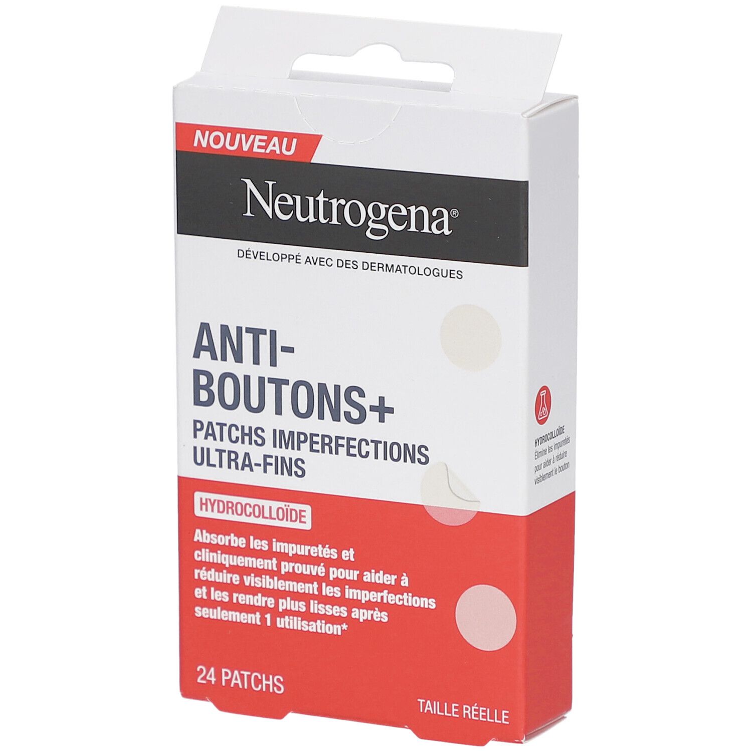 Neutrogena® Anti-Pickel+ Ultra-dünne Pickelpflaster, 24 Stück
