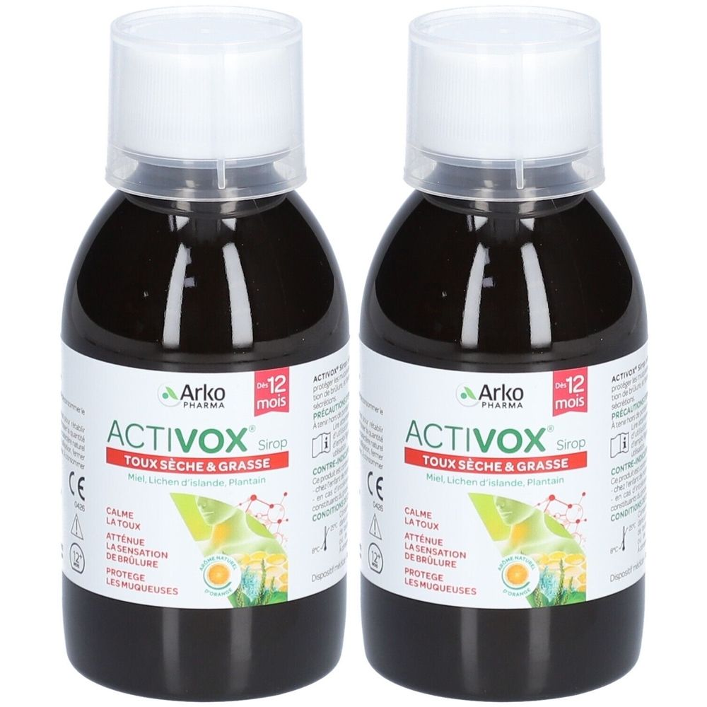 Arkopharma Activox Sirop Toux sèche & grasse